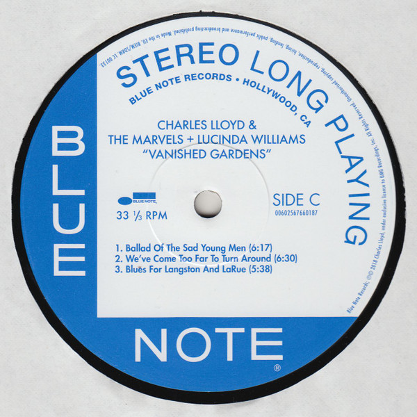 Charles Lloyd & The Marvels + Lucinda Williams – Vanished Gardens
