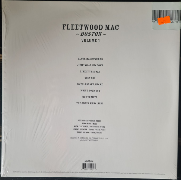 Fleetwood Mac – Boston - Volume 1, 2, 3
