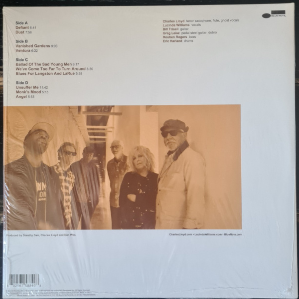 Charles Lloyd & The Marvels + Lucinda Williams – Vanished Gardens