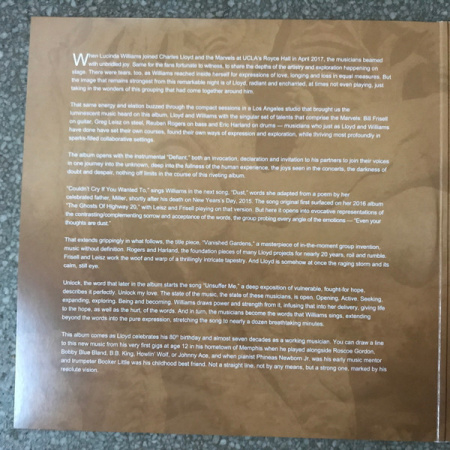 Charles Lloyd & The Marvels + Lucinda Williams – Vanished Gardens