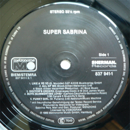 Sabrina – Super Sabrina