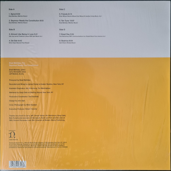 Brad Mehldau Trio – Seymour Reads The Constitution!