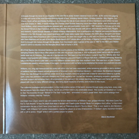 Charles Lloyd & The Marvels + Lucinda Williams – Vanished Gardens