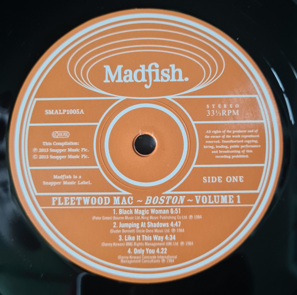 Fleetwood Mac – Boston - Volume 1, 2, 3
