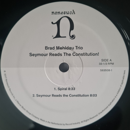 Brad Mehldau Trio – Seymour Reads The Constitution!